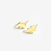 Alice Lightning Post Earrings Brass Wholesale