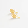 Alice Tennis Racket Post Earrings Brass Wholesale