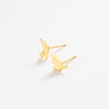 Alice Birds Brass Post Earrings Brass Wholesale