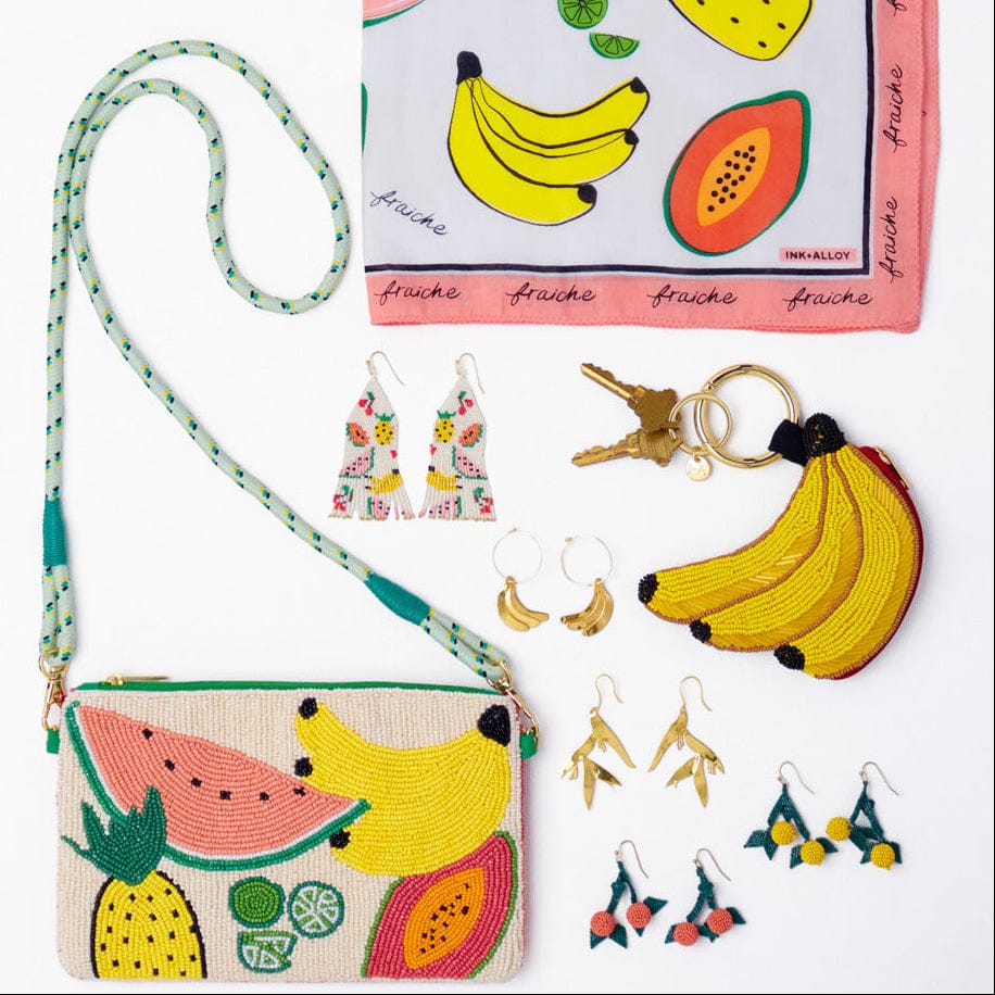 Marisol Birds Of Paradise Dangle Earrings Brass Wholesale