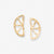 Beatrice Lemon Wedge Post Earrings Brass Wholesale