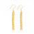 Parker V Chain Link Drop Earrings Brass Wholesale