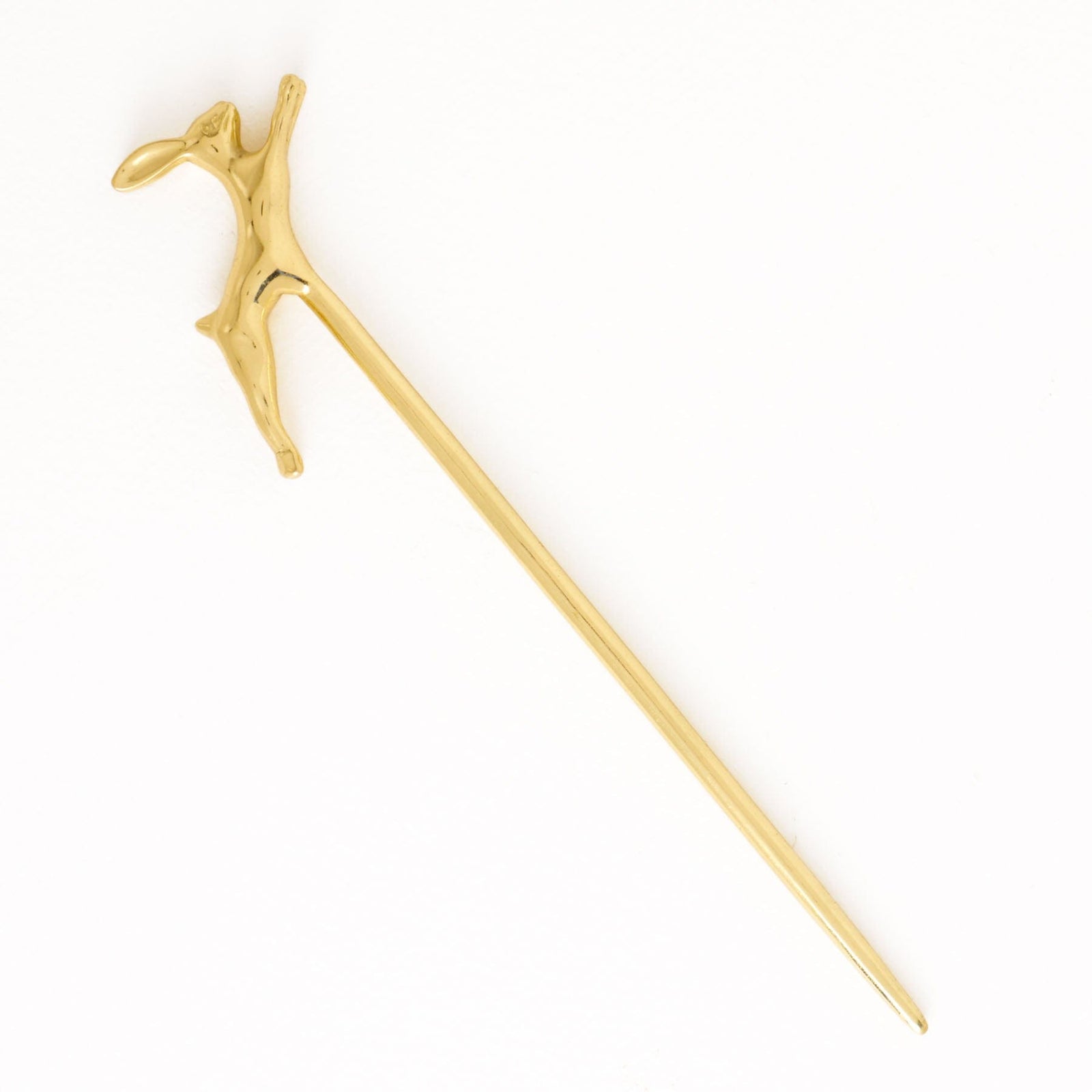 Sutton Bunny Hair Stick Brass Wholesale