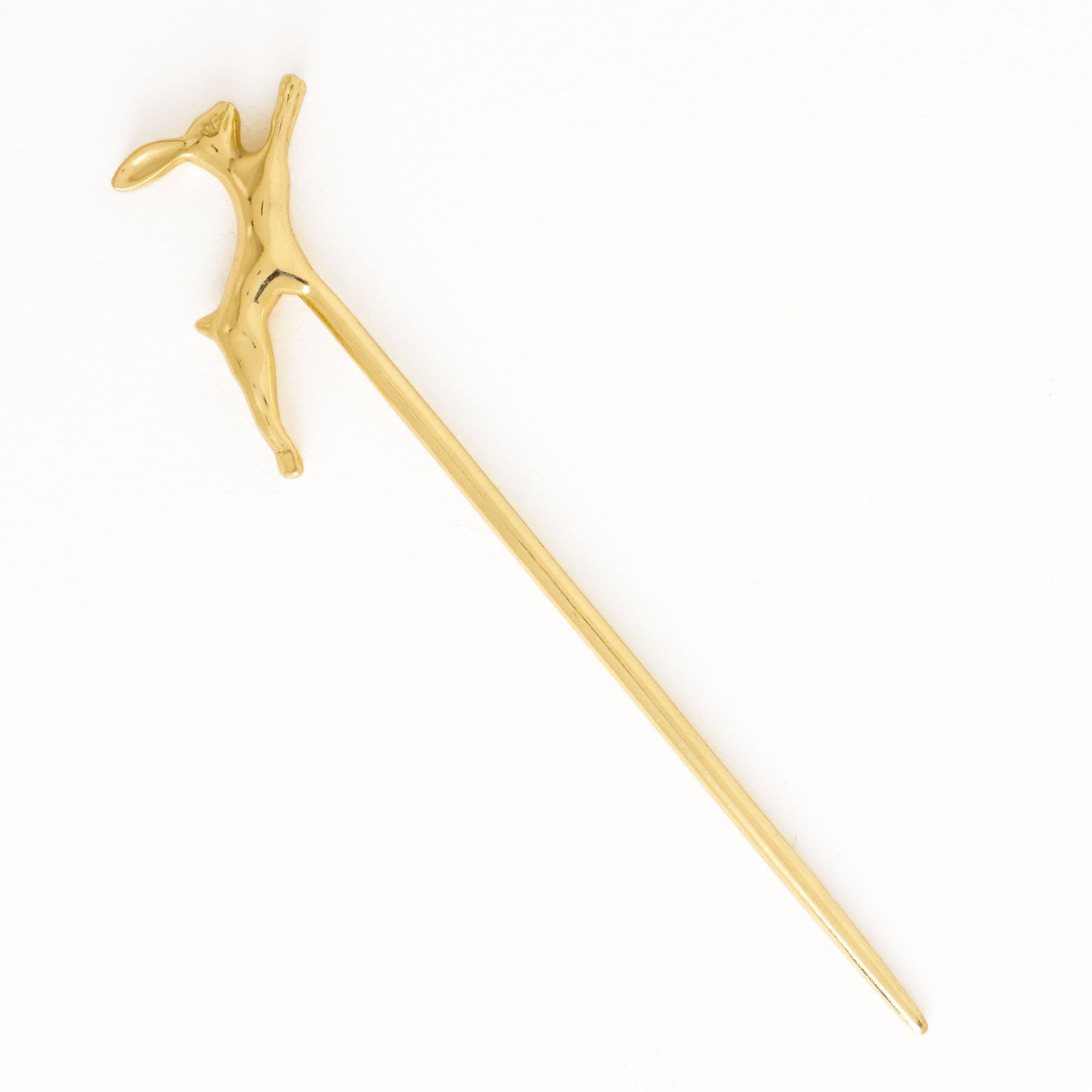 Sutton Bunny Hair Stick Brass Wholesale