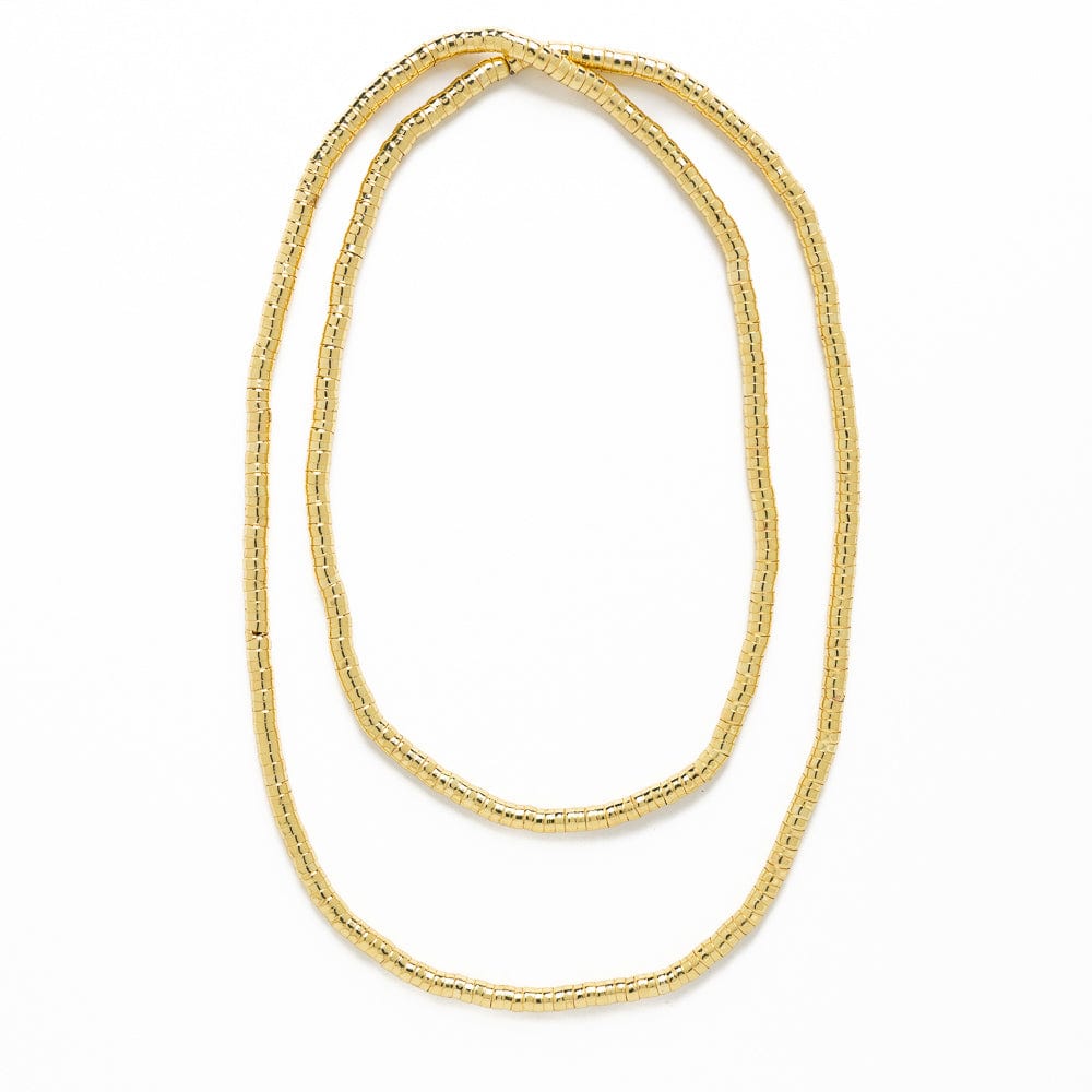Lucille Long Necklace Brass Wholesale