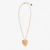 Fernanda Palmetto Pendant Necklace Brass Wholesale