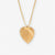 Fernanda Palmetto Pendant Necklace Brass Wholesale