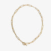 Rachel 18k Paperclip Chain Necklace with Toggle Closure 18&quot; Wholesale