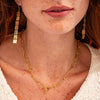 Rachel 18k Paperclip Chain Necklace with Toggle Closure 18&quot; Wholesale