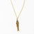 Sally Fish Dimensional Necklace Brass