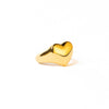 Poppy Brass Heart Statement Ring 18k Gold Size 8 Wholesale