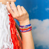 Bracelet Stack Game Day  Red + White + Blue Wholesale