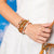 Game Day 11-Strand Bracelet Set Burnt Orange Wholesale