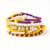 Bracelet Stack Game Day Purple + Gold Wholesale