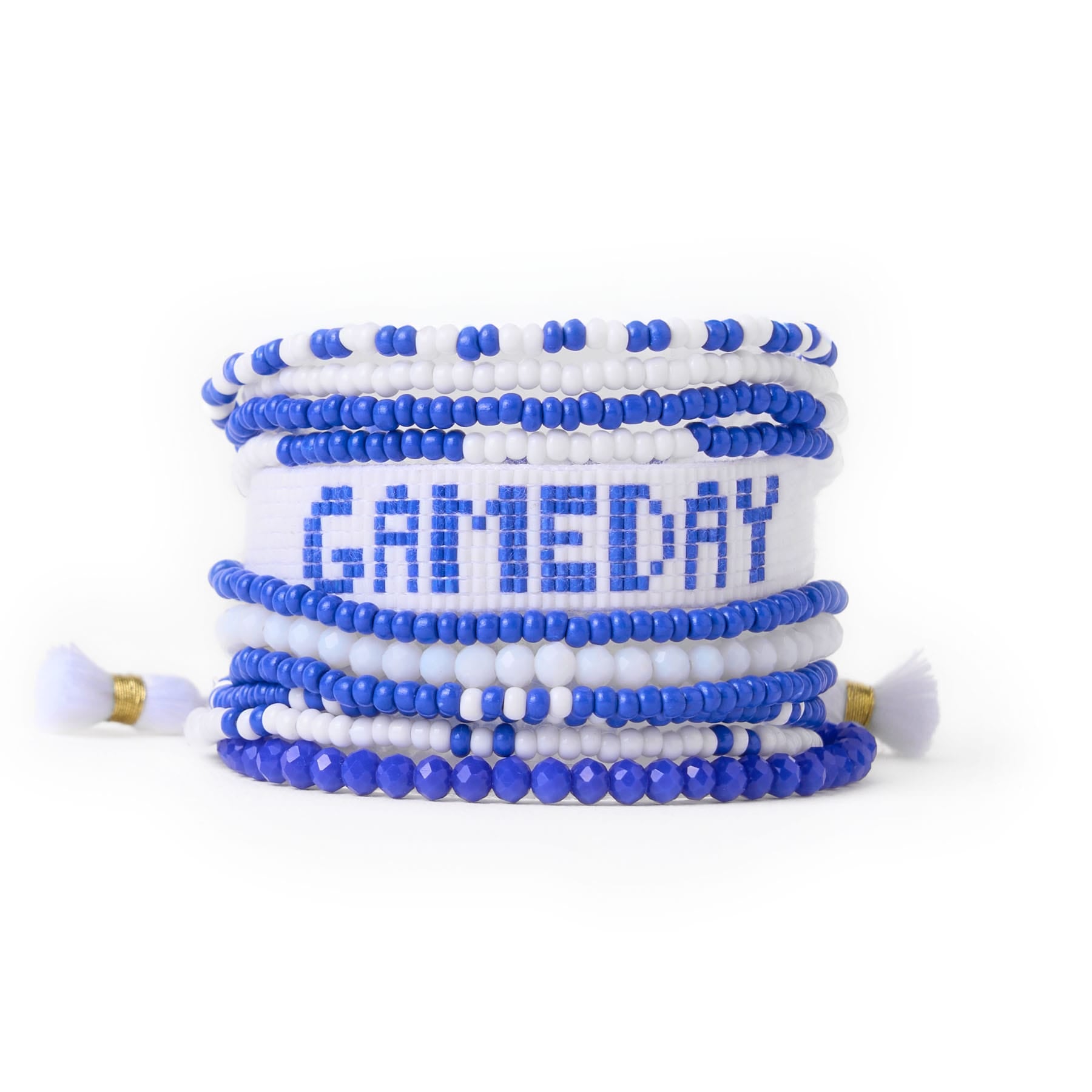 Game Day Sage 10 Strand + Gabby Stack Blue + White Wholesale