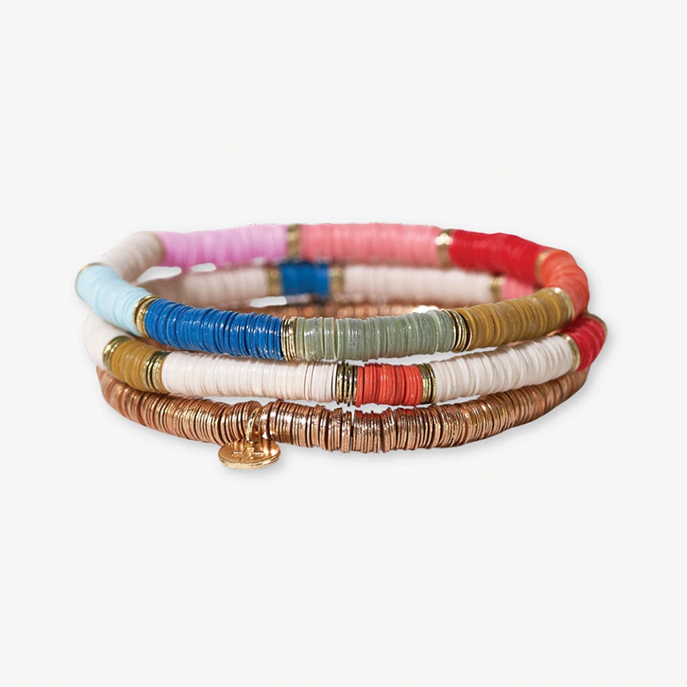 Grace Bracelet Stack of 3 - Rainbow