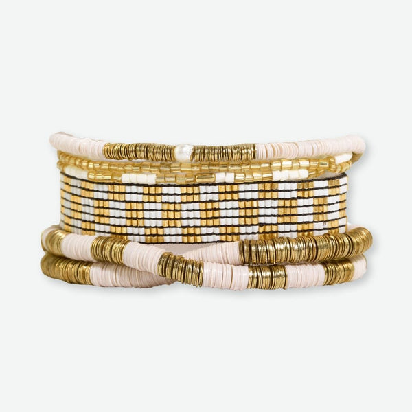 Mixed Bracelet Stack of Gold Digger Wholesale INK+ALLOY