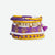 Bracelet Stack Game Day with Gabby Purple + Gold Wholesale