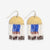 Birdie Abstract Beaded Fringe Earrings Sedona Wholesale