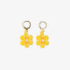 Blossom Six Petal Flower Drop Earrings Lemon Wholesale