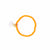 Game Day Crystal Stretch Bracelet With Tassel Orange + White Wholesale