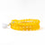 Addison Set Of 3 Stretch Bracelets Glass And Crystal With Bag Yellow