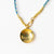 Maria Braided Necklace With Enamel Pendant Never Lost Blue