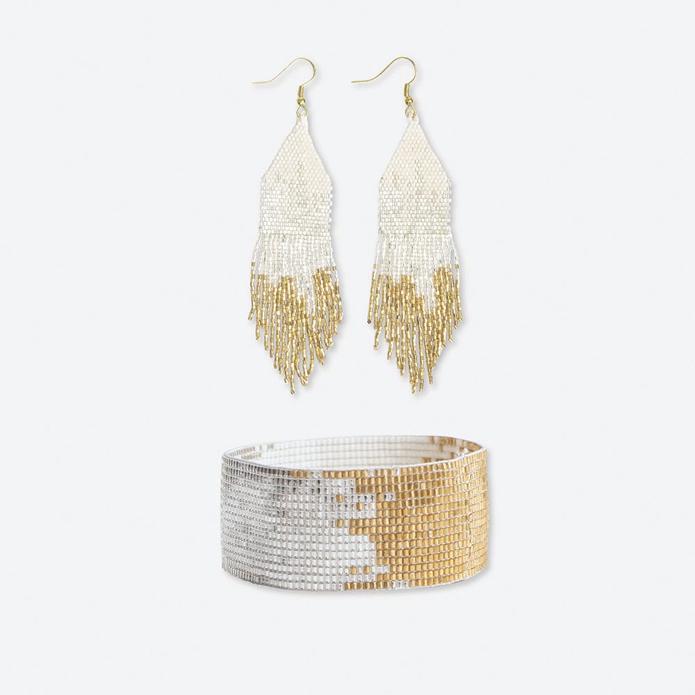 Claire + Kenzie Beaded Earrings and Bracelet Set St. Moritz Wholesale