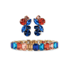 Ivy + Etta Prism cluster earring and bracelet set Sedona