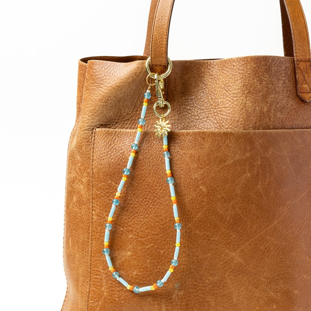 Kate Beaded Bag Charm with Brass Sun Wholesale