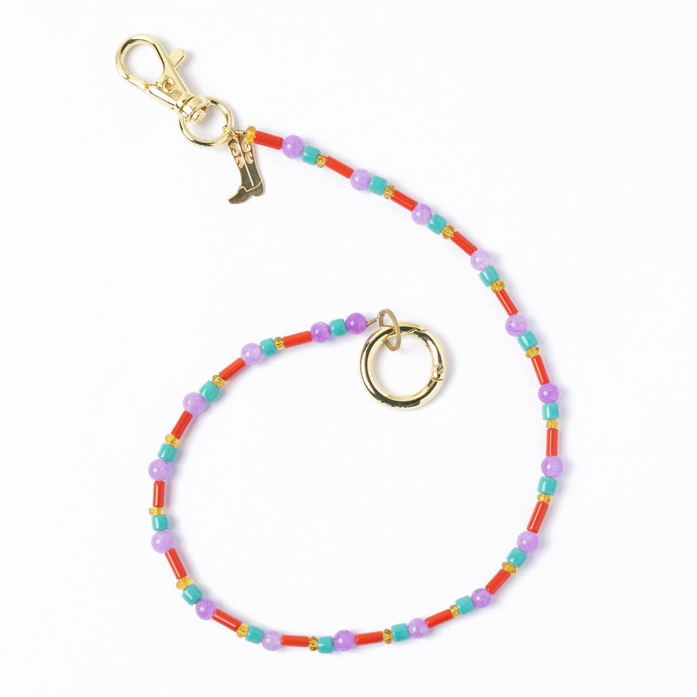 Kate Beaded Bag Charm with Brass Boot Wholesale