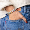 Grace Multi Mix Sequin Stretch Bracelet Turquoise Wholesale