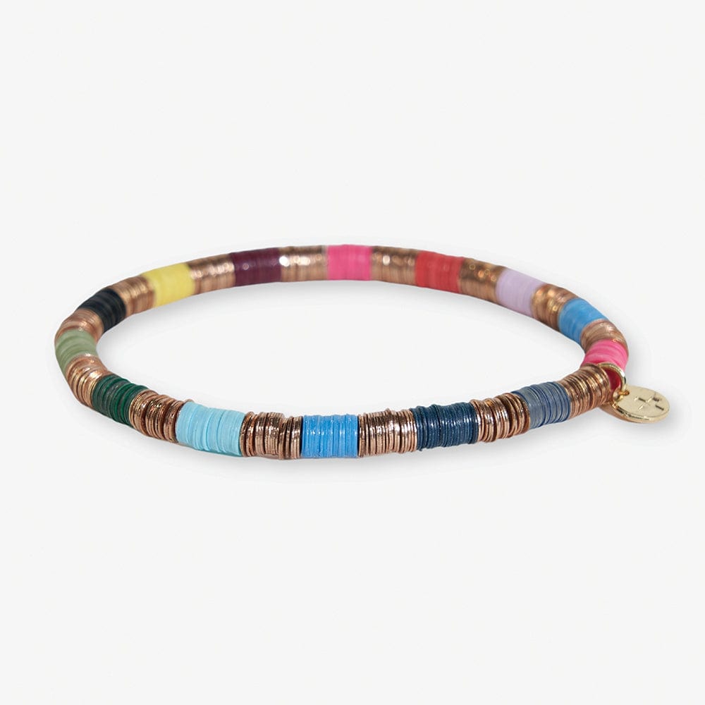 Grace Color Block Stretch Bracelet Light Multicolor Wholesale