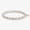 Grace Half and Half Color Block Stretch Bracelet Cream Wholesale