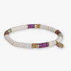 Grace Stripe on Cream Stretch Bracelet Port Wholesale