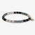 Grace Gold Stripe Stretch Bracelet Black and White Wholesale