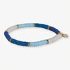 Grace Gold Color Block Stretch Bracelet Blue Wholesale