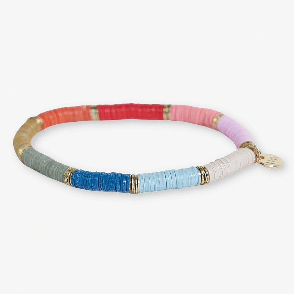 Grace Gold Color Block Stretch Bracelet Multicolor Wholesale