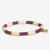 Grace Two-Color Block Sequin Stretch Bracelet Port/Ivory Wholesale