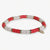 Grace Two-Color Block Sequin Stretch Bracelet Ivory Wholesale