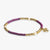Rory Solid Color With Gold And Pearls Small Sequin Stretch Bracelet Port Wholesale