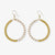 Fonda Half and Half Hoop Earrings Citron Wholesale