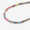 Frankie Multi-Color Block Sequin Disc Necklace Wholesale