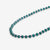 Drew Round Stones With Alternating Seed Bead Necklace Emerald Wholesale