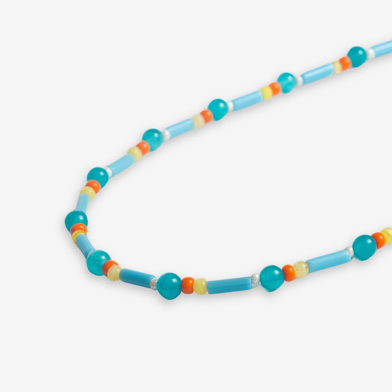 Sylvia Mixed Beads And Stones Long Necklace Amalfi Wholesale