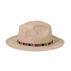 Sarah Color Block Beaded Stretch Hat Band Muted Rainbow Wholesale