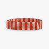 Alex Two-Tone Vertical Stripes Beaded Stretch Bracelet Poppy Wholesale