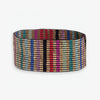 Kenzie Vertical Stripes Beaded Stretch Bracelet Gold Multicolor Wholesale