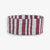 Kenzie Game Day Vertical Stripes Beaded Stretch Bracelet Dark Red and White Wholesale