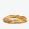 Macy Six Strand Luxe Beaded Bracelet Set Gold Wholesale